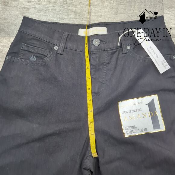 Gloria Vanderbilt Amanda The Original Slimming Jean Size 6 - Picture 4 of 6